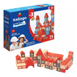 Brinquedo Blocos De Montar Brincando De Engenheiro 73 Peças