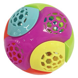 Brinquedo Bola Maluca Eletrônico Colorido Pula Com Luz E Som