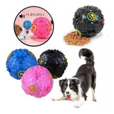 Brinquedo Bola Porta Petisco Interativo Cães Cachorro Sonoro