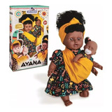 Brinquedo Boneca Ayana Negra Menina