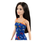 Brinquedo Boneca Barbie Morena Presente Menina