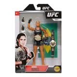 Brinquedo Boneco Articulado Lutadora Amanda Nunes Ufc 17cm