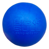 Brinquedo Cachorro Bolinha Maciça Atóxica Extra Grande 100mm Cor Azul