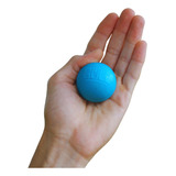 Brinquedo Cachorro Bolinha Maciça E Atóxica Pra Cão Pequeno Cor Azul Bebe