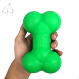 Brinquedo Cachorro Pet Osso Anti Stress Porte Médio Big Bull Cor Verde