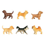 Brinquedo Cachorros Miniatura Toyng Kit com 6 Unidades 