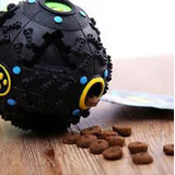 Brinquedo Cães Bola Média Porta Petisco Emite Som Brinde