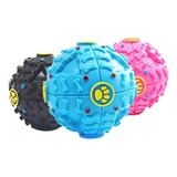 Brinquedo Cães Bola Pequena Porta Petisco Emite Som 8 Cm P
