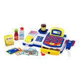 Brinquedo Caixa Registradora Infantil Com Luz E Som Dm Toys