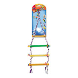 Brinquedo Calopsita Balanço Escada 3 Degraus Pássaros E Aves