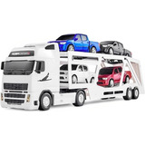 Brinquedo Caminhão Cegonheira Diesel Rx Branco 1308 Roma