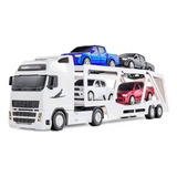 Brinquedo Caminhão Cegonheira Diesel Rx Branco