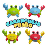 Brinquedo Caranguejo Fujão Com Som Movimento E Luz Bebê