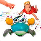 Brinquedo Caranguejo Siri Fujão Sensor Interativo Para Bebe