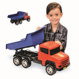 Brinquedo Carrinho Caminhão Super Truck Grande 58cm Caçamba