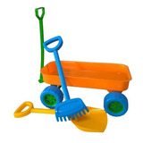 Brinquedo Carrinho Carriola De Praia Infantil C Acessórios