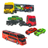 Brinquedo Carrinho Menino Carreta Caminhão Guincho Onibus