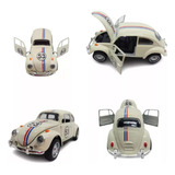 Brinquedo Carrinho Miniatura De Ferro Fusca Herbie 53 2024