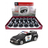 Brinquedo Carrinho Miniatura De Ferro Nissan Gtr 35 Policia