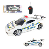 Brinquedo Carrinho Policia Viatura Speed C Remoto Branco