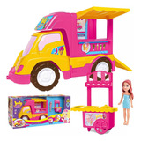 Brinquedo Carro Food Truck Sorveteria Com Boneca Judy