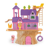 Brinquedo Casa Na Árvore Casinha Infantil Com Bonecas