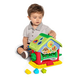 Brinquedo Casinha Atividades Encaixe Montar Desenvolve Bebê