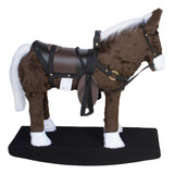 Brinquedo Cavalo Cavalinho Gangorra Pelucia Classico