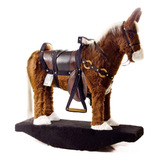 Brinquedo Cavalo Cavalinho Gangorra Revest  Pelucia Premium