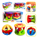 Brinquedo Chocalho Bolinha Colorida Bebê Chocalhos Infantil