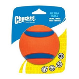 Brinquedo Chuckit Para Cães Bola Ultra Ball Extra Grande Cor Laranja