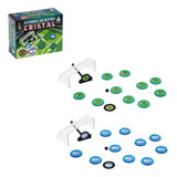 Brinquedo Clássico Futebol De Botão 2 Seleções Cristal 28pçs