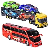 Brinquedo Conjunto Caminhão Caminhonetes Ônibus