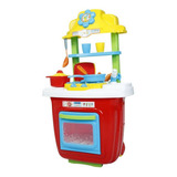 Brinquedo Cozinha Portatil E Acessorios Colorida Maral 1019 Cor Colorido