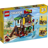 Brinquedo Creator 3 Em 1 Casa Da Praia De Surfista Lego Quantidade De Peças 564
