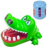 Brinquedo Crocodilo Morde Dedo Kit Brinquedos Criança 3 Anos Infantil Jacaré Dente Dentista Presente Para Criança Menino Menina   Cilindro Mágico Jogos Infantis Brinquedos Educativos