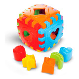 Brinquedo Cubo Infantil Educativo Caixa Encaixar