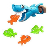Brinquedo De Banho Tubarão Manual Pega Peixinhos 3m Buba