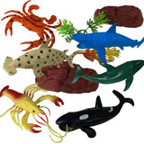 Brinquedo De Borracha Animais Do Mundo Oceano Modelo 001 