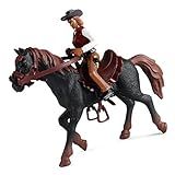 Brinquedo De Cavalo  Brinquedo De Cavalo Cowboy Detalhes Realistas Plástico Cores Brilhantes Alta Simulação Para Família  Cavalo Preto 