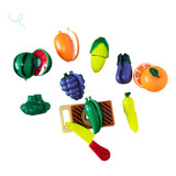 Brinquedo De Comida Para Cortar Com Velcro Frutas E Legumes