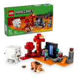 Brinquedo De Construção Lego Minecraft The Nether Portal Amb