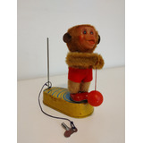 Brinquedo De Corda Antigo Japonês Macaco