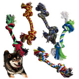 Brinquedo De Corda Para Cachorro Pet Mordedor 2 Nós Puxador