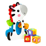 Brinquedo De Encaixar Zebra Blocos Surpresa Fisher Price Cgn