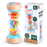 Brinquedo De Madeira Rain Stick Play Rainmaker De 7 Polegada