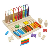 Brinquedo De Matemática Montessori Conexão De Miçangas
