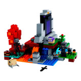 Brinquedo De Montar Lego Minecraft O Portal Em Ruínas 21172 Quantidade De Peças 316