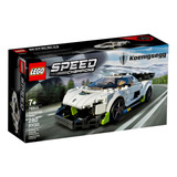 Brinquedo De Montar Speed Champions Koenigsegg Jesko Lego Quantidade De Peças 280