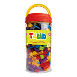 Brinquedo De Montar Tand Kids Pote 300 Pçs Coloridas Toyster